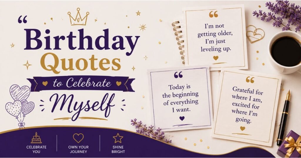 Birthday Quotes to Celebrate Myself