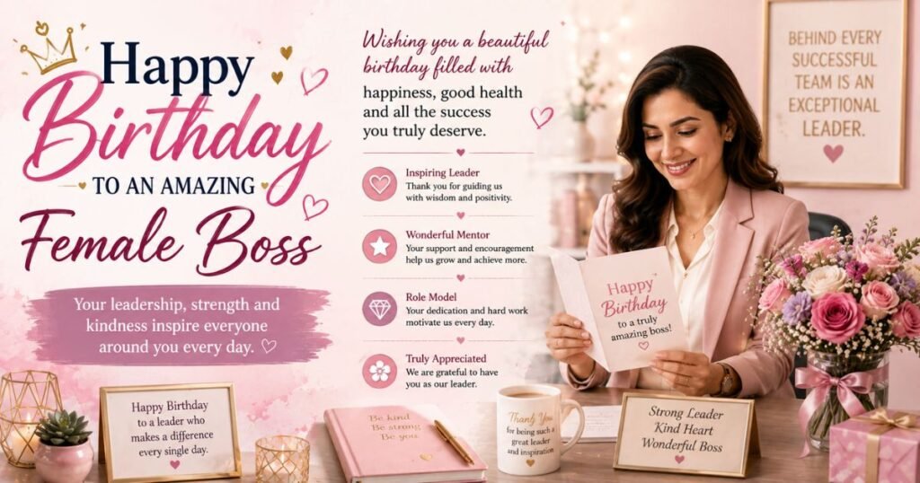 Birthday Wishes For Female Boss
