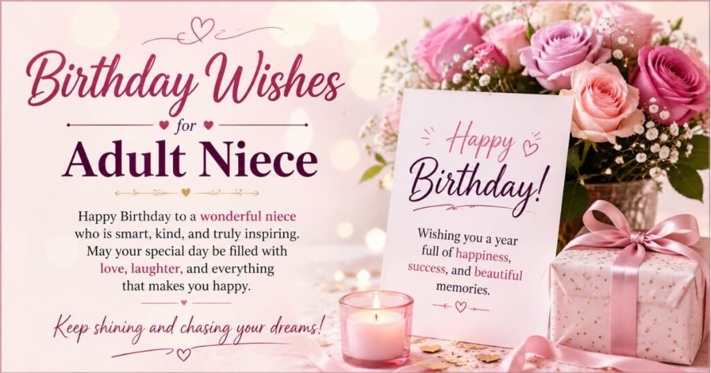Birthday Wishes for Adult Niece