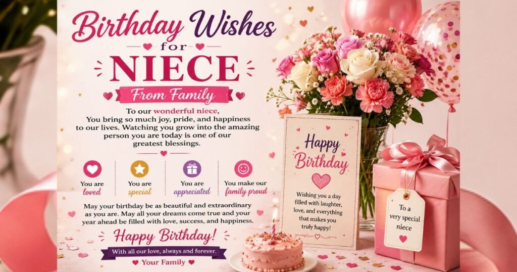 Birthday Wishes for Niece From Family