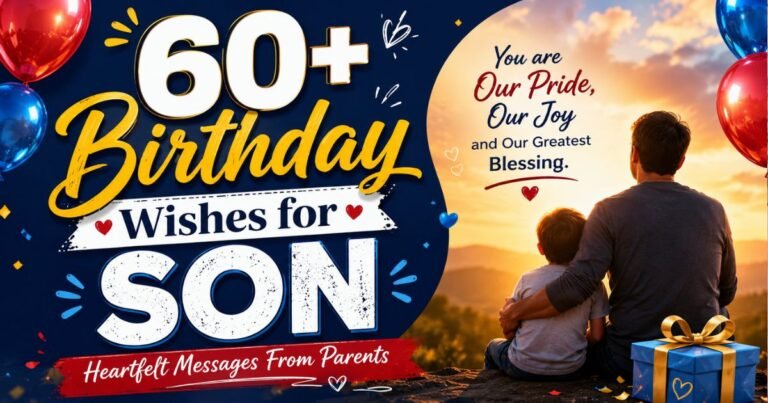 Birthday Wishes for Son