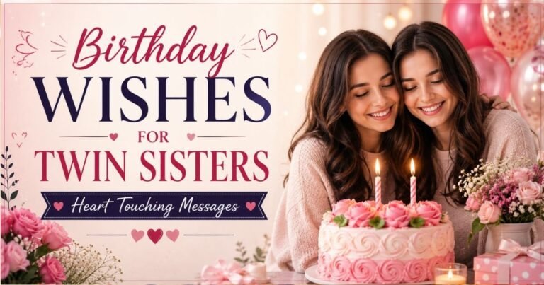 Birthday Wishes for Twin Sisters