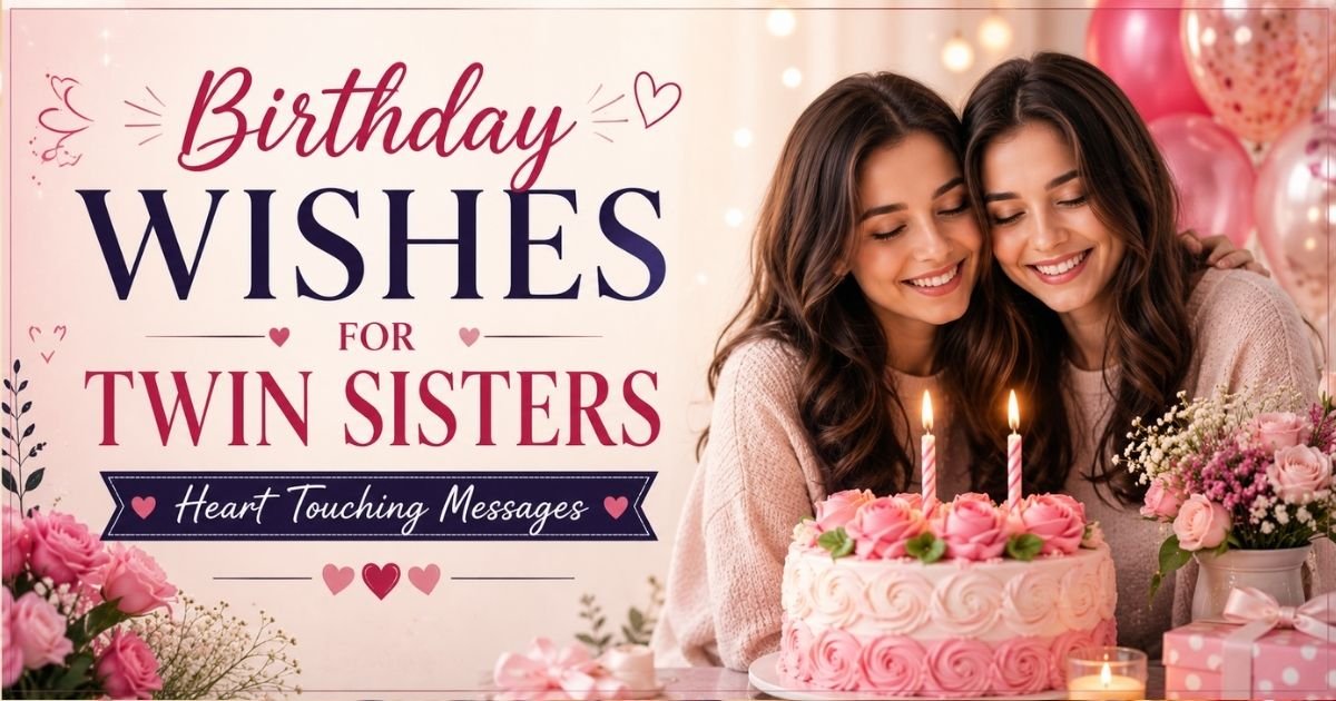 Birthday Wishes for Twin Sisters