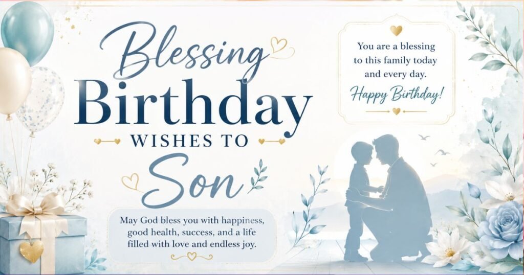 Blessing Birthday Wishes To Son
