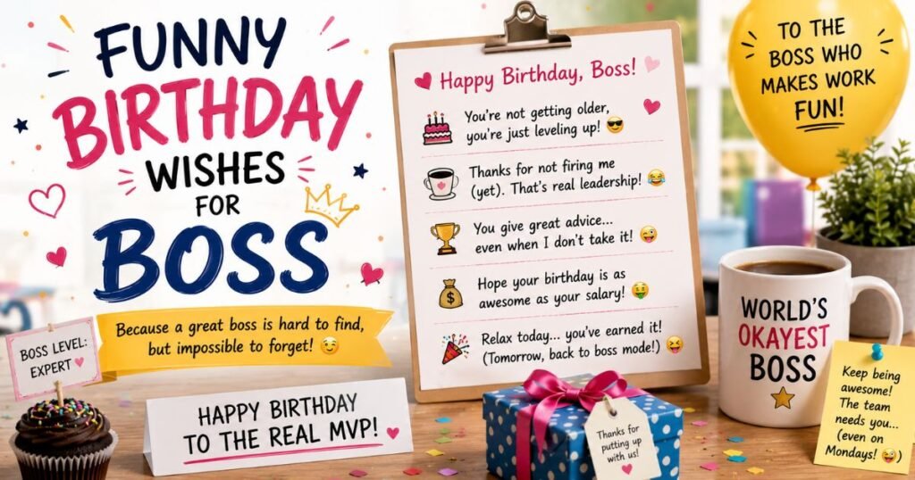 Funny Birthday Wishes For Boss