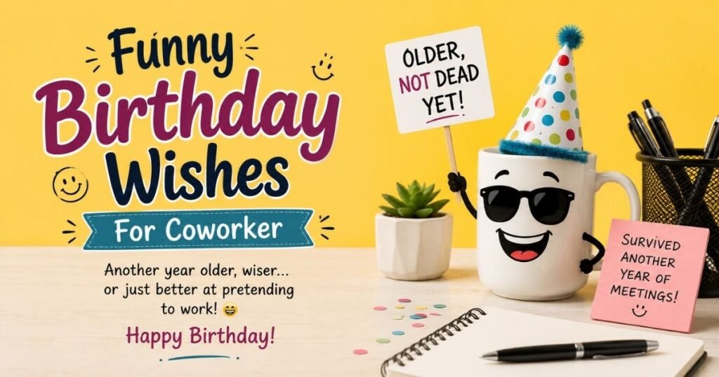 Funny Birthday Wishes For Coworker
