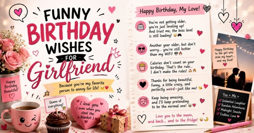 Funny Birthday Wishes For Girlfriend