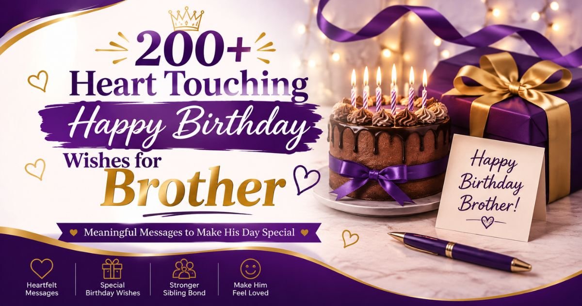 Happy Birthday Wishes for Brother