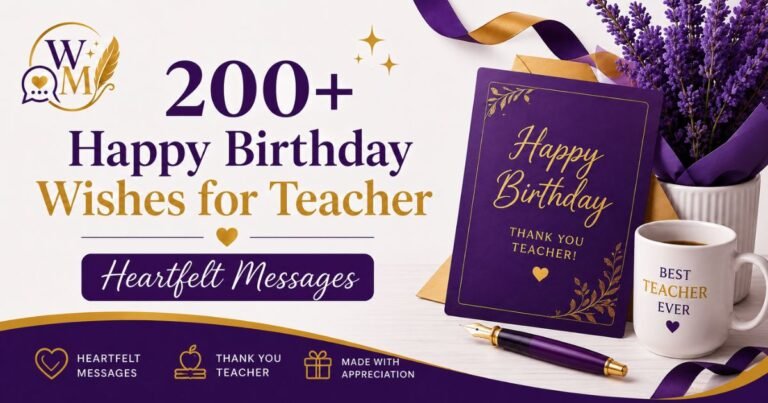 Happy Birthday Wishes for Teacher