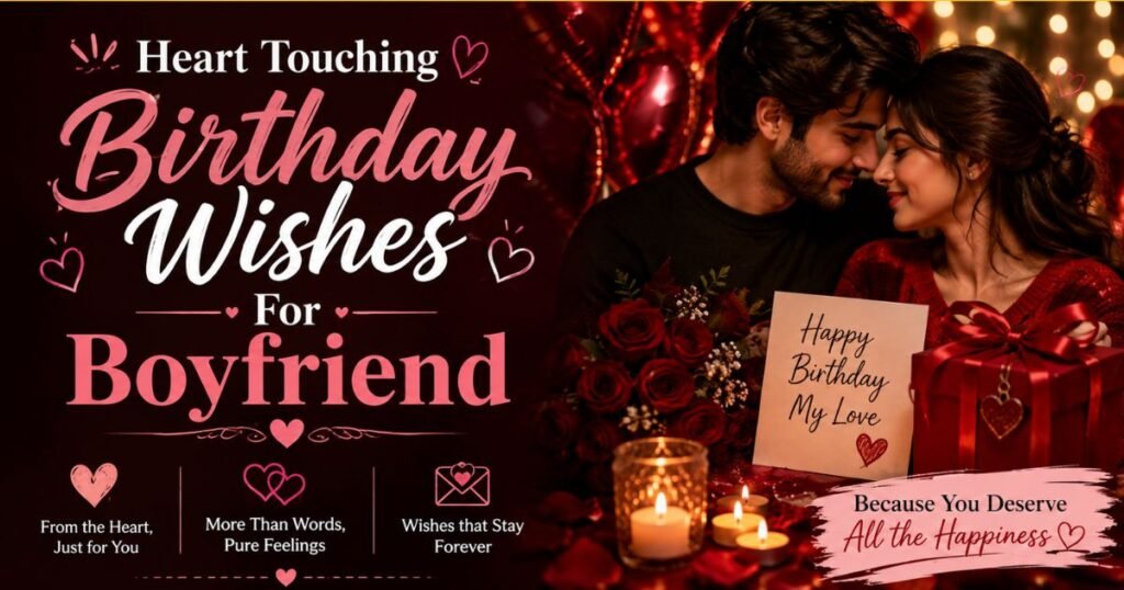 Heart Touching Birthday Wishes For Boyfriend