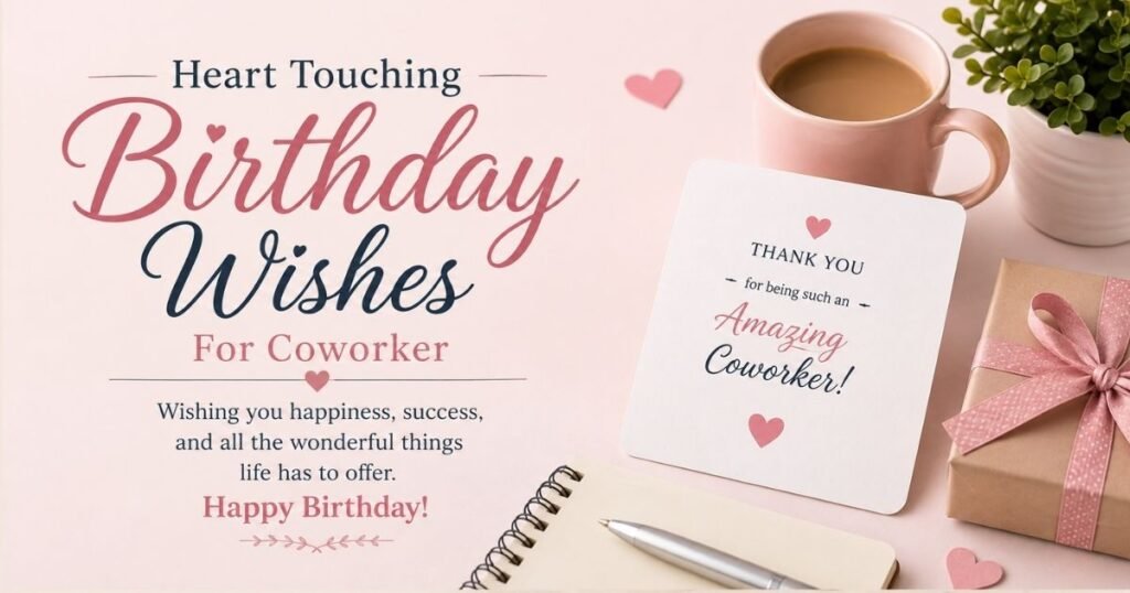 Heart Touching Birthday Wishes For Coworker
