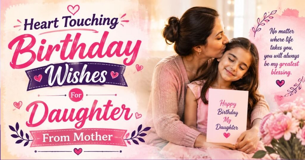 Heart Touching Birthday Wishes For Daughter From Mother