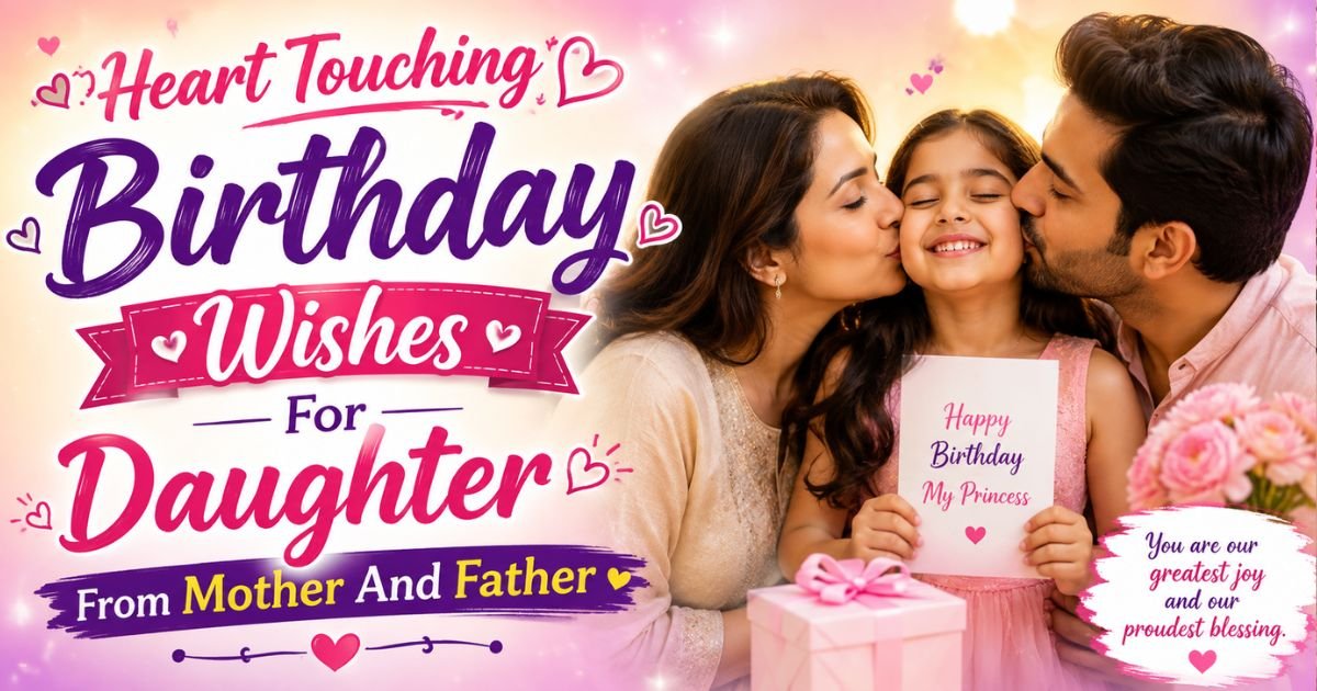 Heart Touching Birthday Wishes For Daughter From Mother And Father