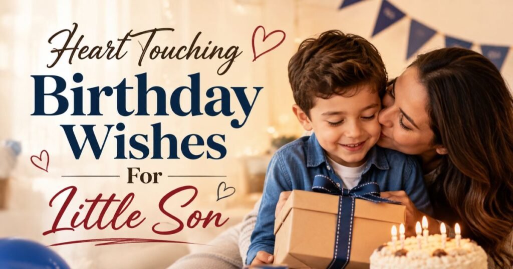 Heart Touching Birthday Wishes For Little Son