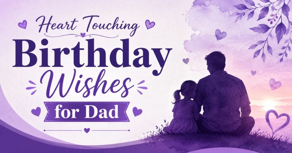 Heart Touching Birthday Wishes for Dad