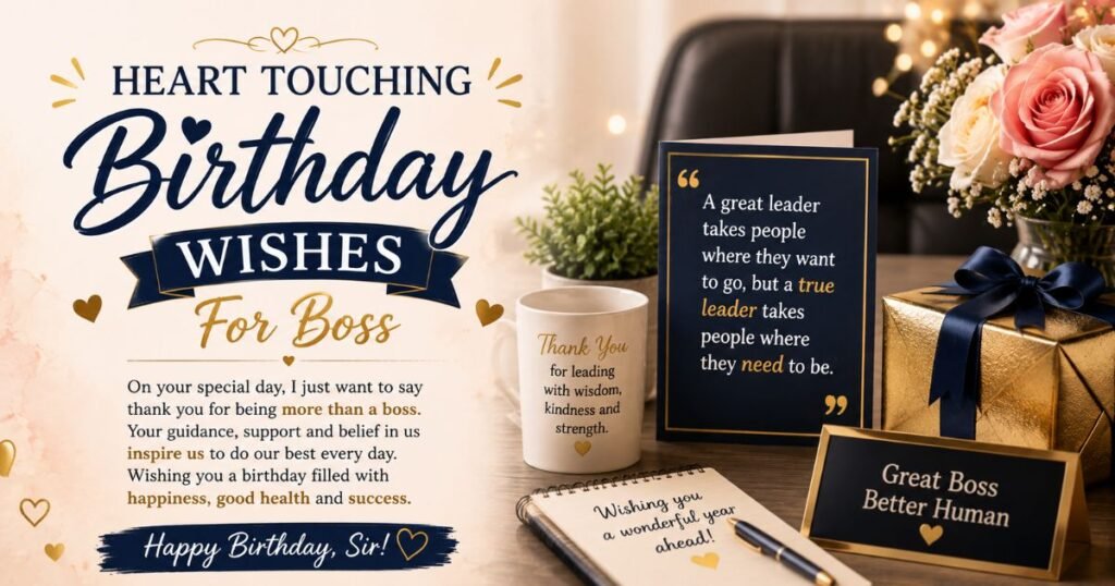 Heart touching Birthday Wishes For Boss