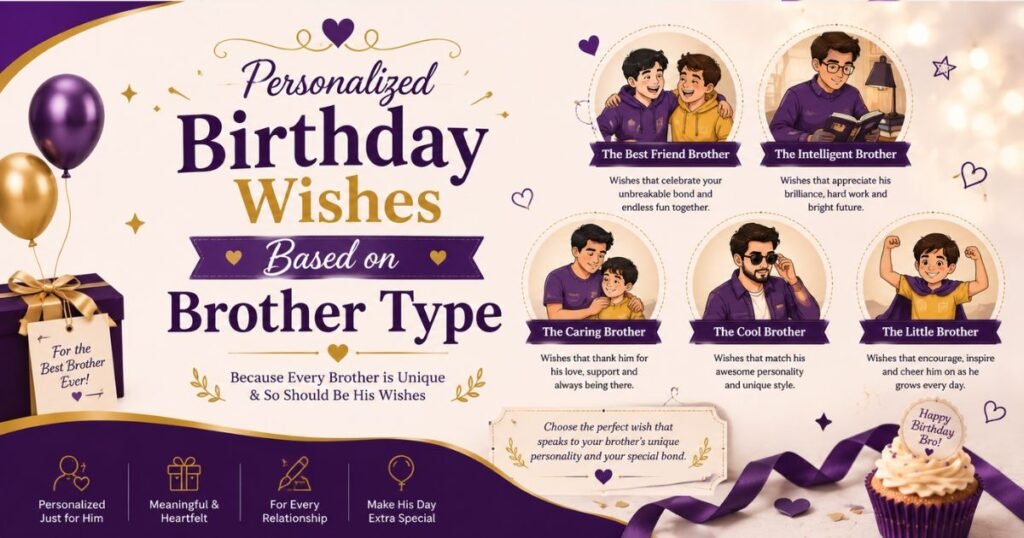 Heart touching birthday wishes for brother