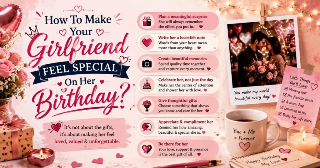 How To Make Your Girlfriend Feel Special On Her Birthday?