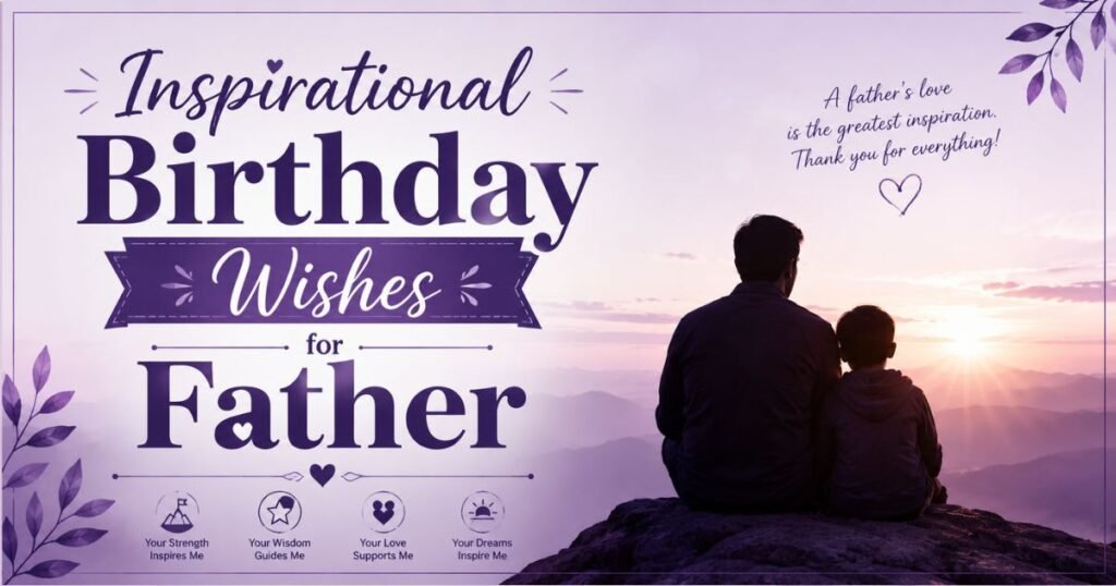 Inspirational Birthday Wishes for Father