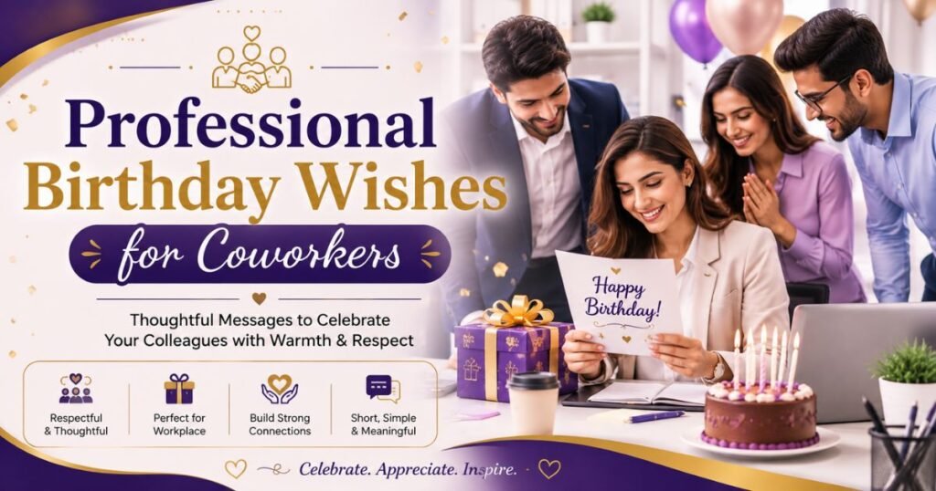 Professional Birthday Wishes for Coworkers