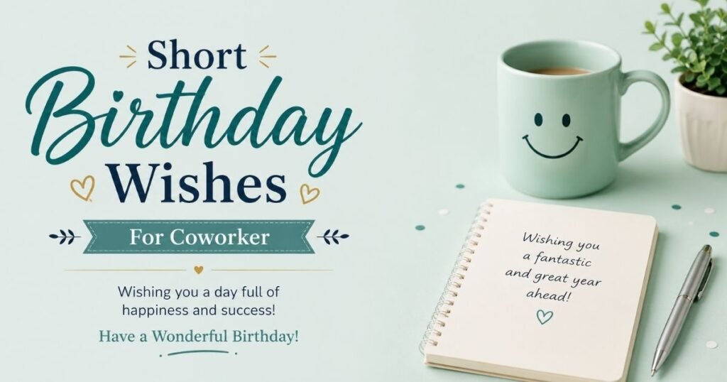 Short Birthday Wishes For Coworker