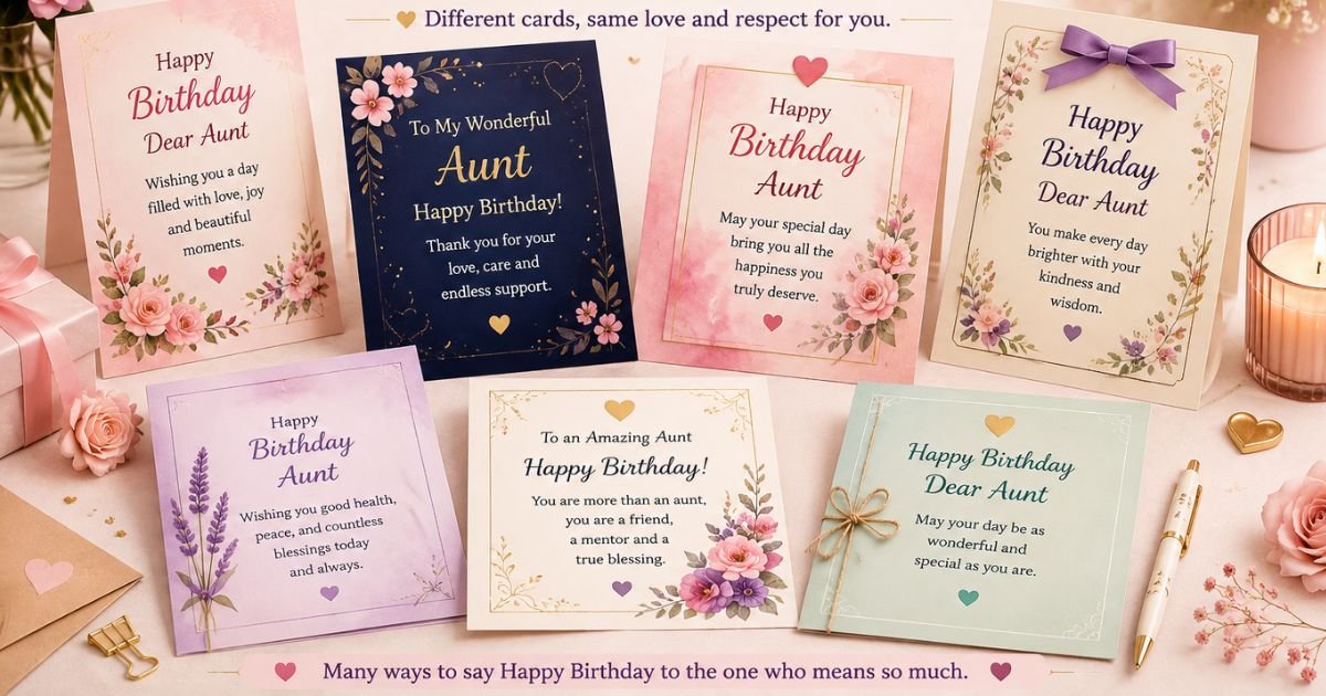 Special Birthday Wishes For Aunt