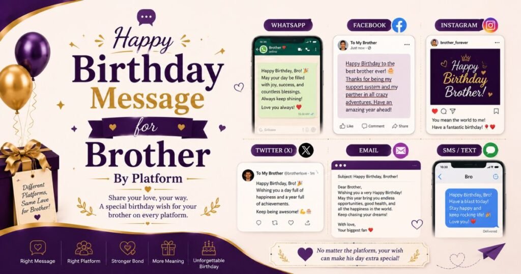 brother birthday wishes in english