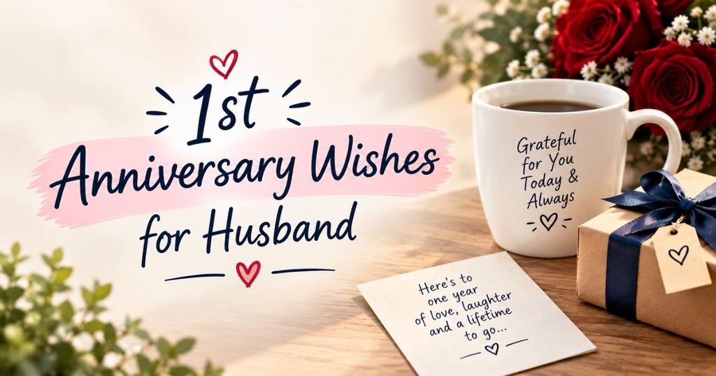 1st Anniversary Wishes for Husband
