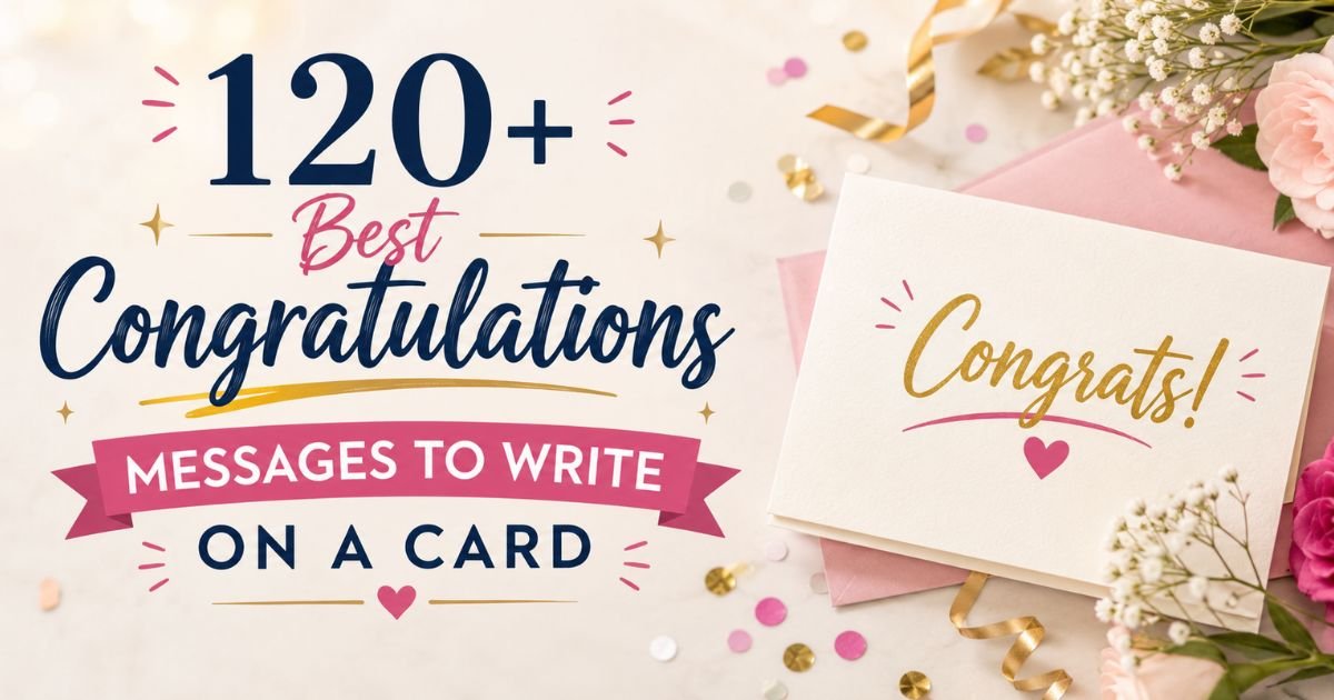 Best Congratulations Messages