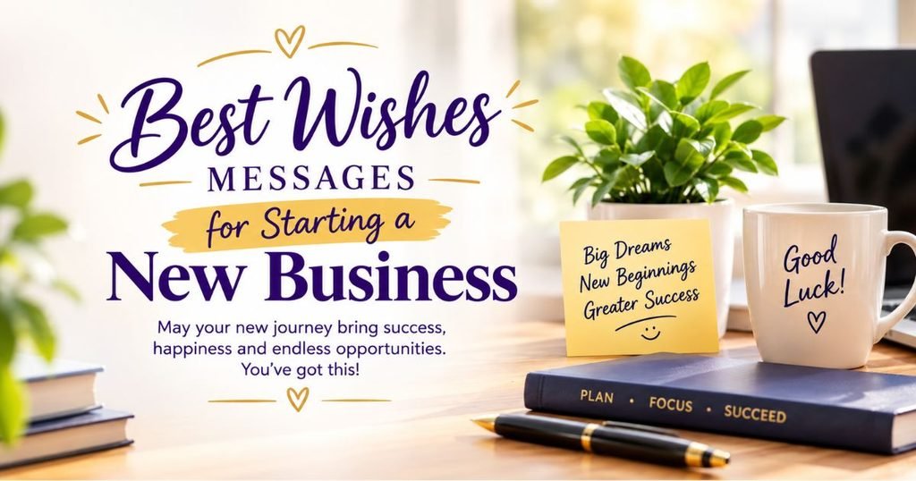 Best Wishes Messages for Starting a New Business