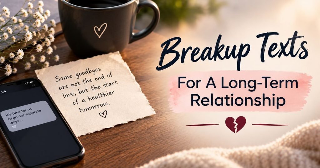 Breakup Texts For A Long-Term Relationship
