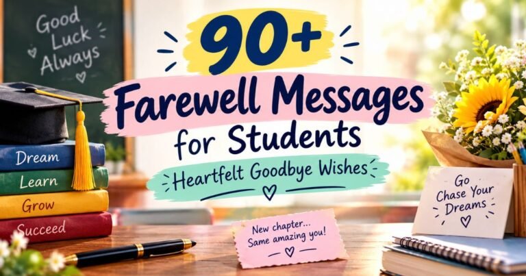 Farewell Messages for Students