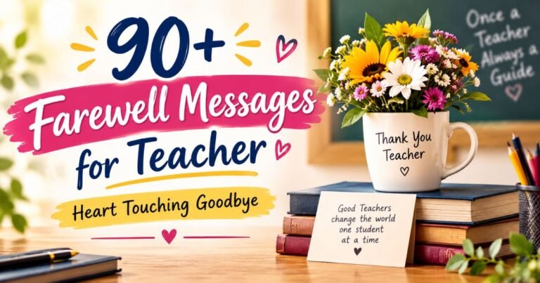 Farewell Messages for Teacher