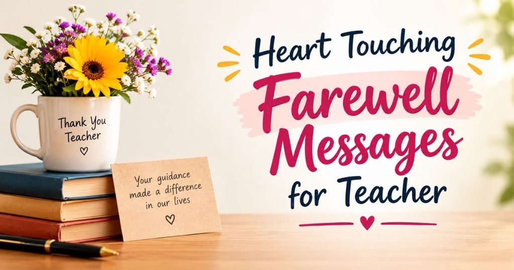 Heart Touching Farewell Messages for Teacher