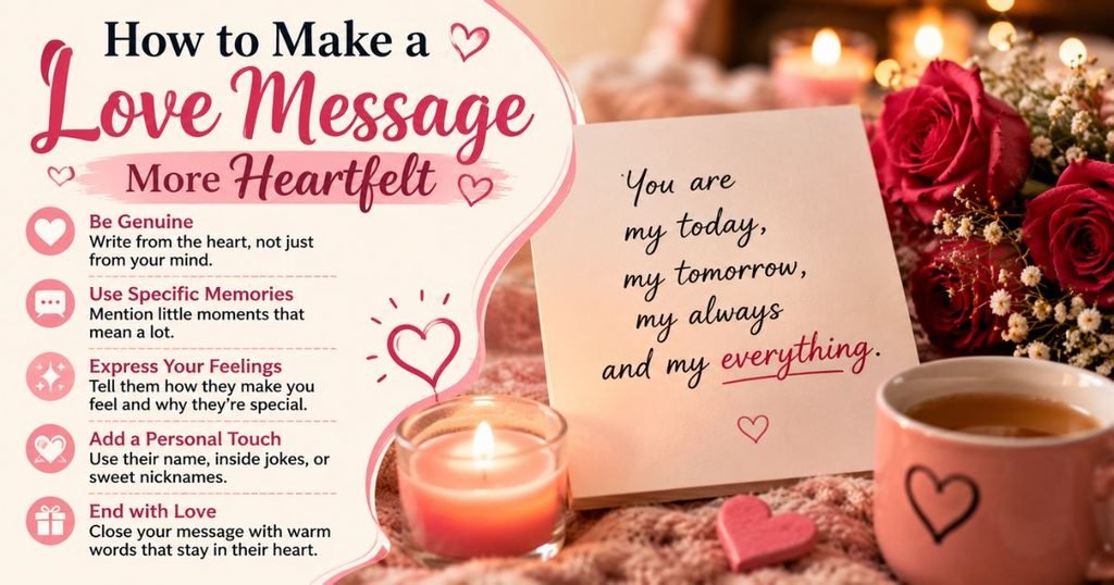 How to Make a Love Message More Heartfelt