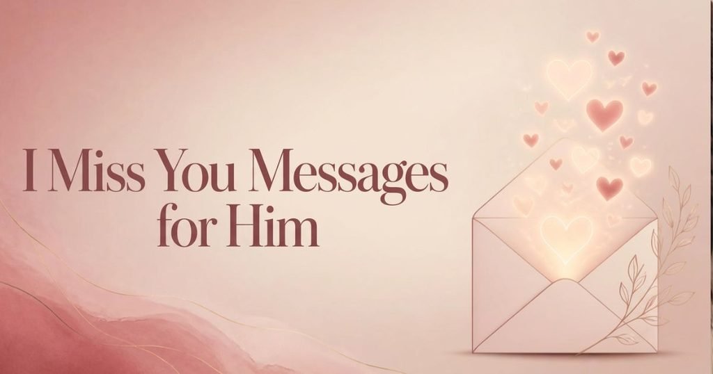 I Miss You Messages for Him