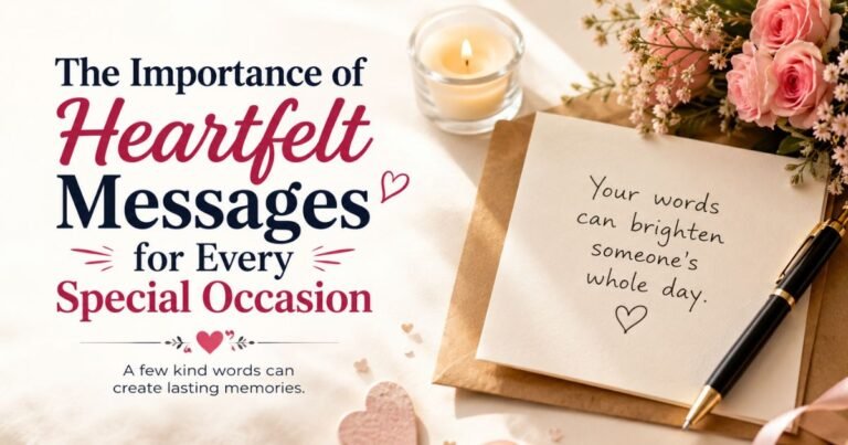 Importance of Heartfelt Messages