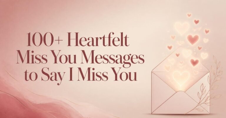 Miss You Messages
