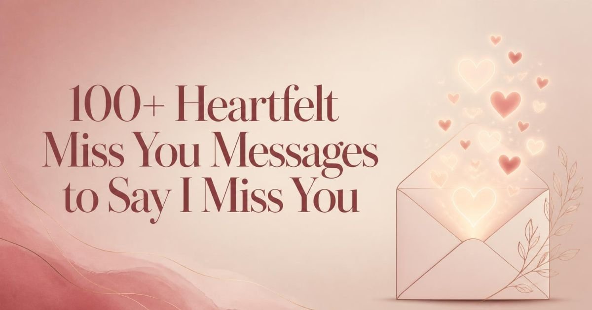 Miss You Messages