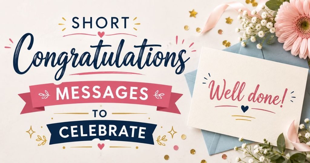 Short Congratulations Messages