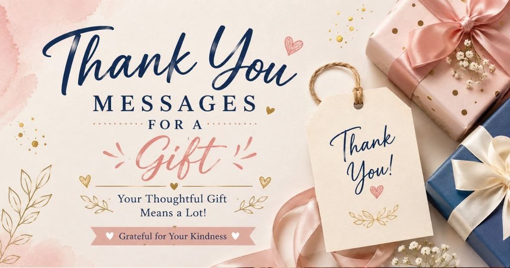 Thank You Messages for a Gift