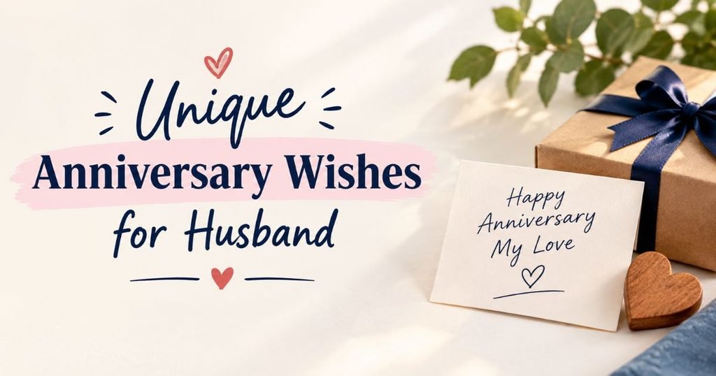 Unique Anniversary Wishes for Husband