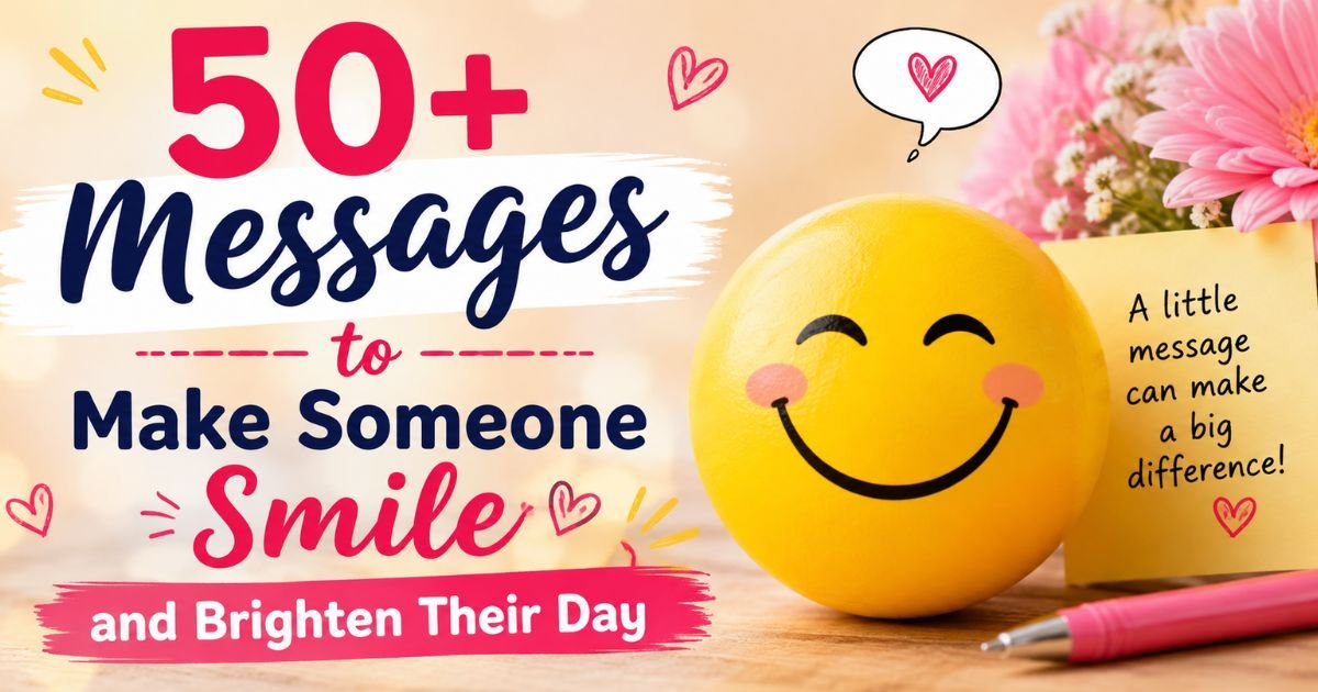 Messages to Make Someone Smile