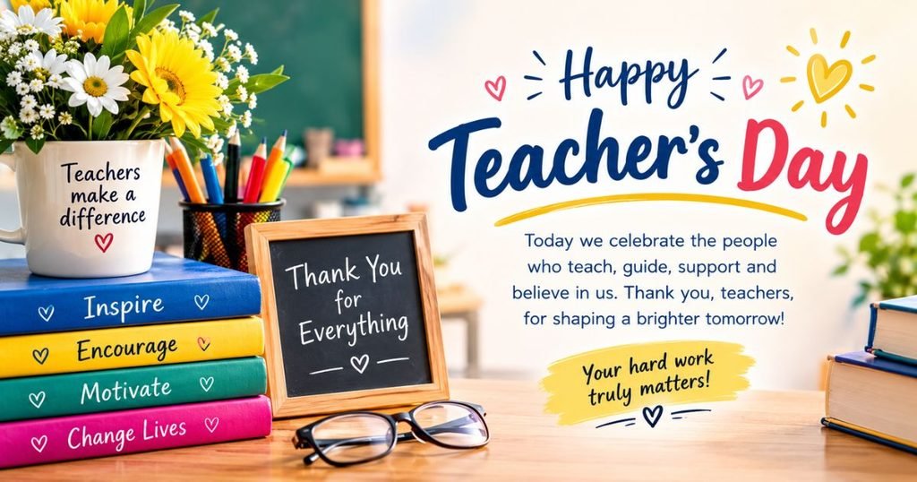 Happy Teacher's Day Card Ideas & Images